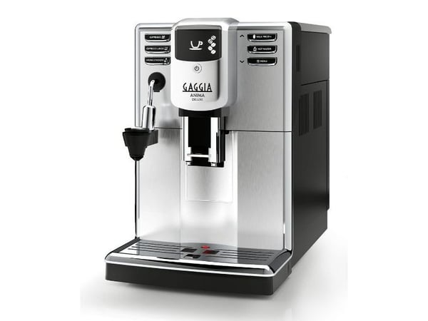 Gaggia Anima Deluxe, Espressomaskin, 1,8 l, Kaffe bønner, Malt kaffe, Innebygd kaffekvern, 1850 W, Rustfritt stål