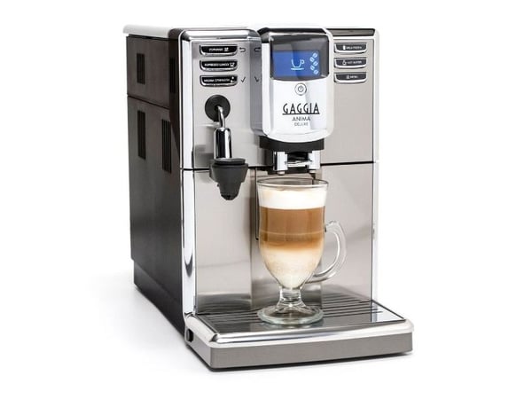 Gaggia Anima Deluxe, Espressomaskin, 1,8 l, Kaffe bønner, Malt kaffe, Innebygd kaffekvern, 1850 W, Rustfritt stål