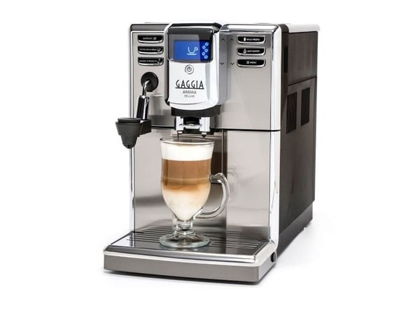 Gaggia Anima Deluxe, Espressomaskin, 1,8 l, Kaffe bønner, Malt kaffe, Innebygd kaffekvern, 1850 W, Rustfritt stål