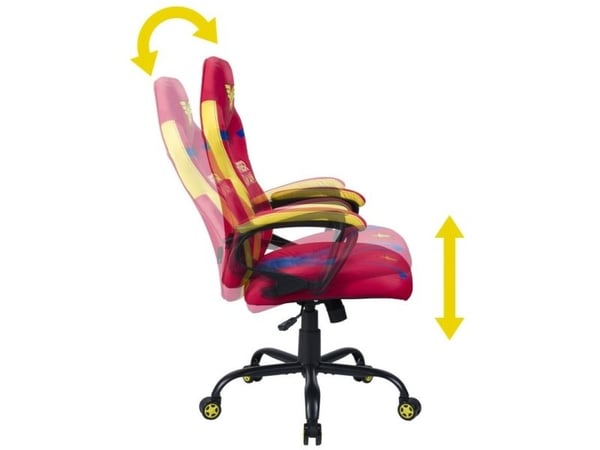 Subsonic SA5573-W1, PC-gamingstol, 100 kg, Polstret sete, Polstret ryggstøtte, PC, 125 cm