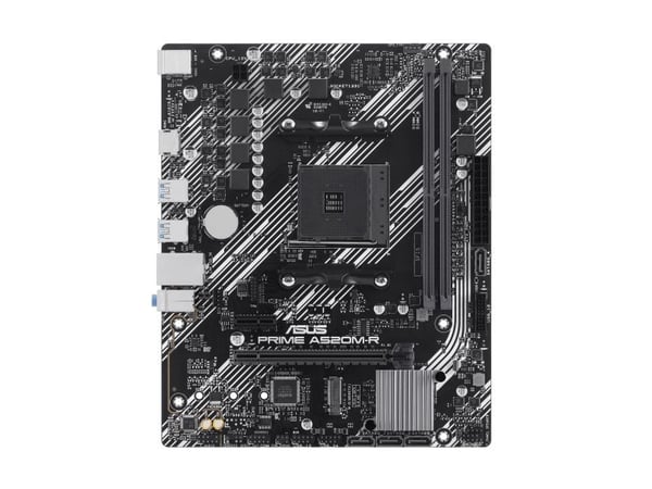 ASUS PRIME A520M-R - Hovedkort - micro ATX - Socket AM4 - AMD A520 Chipset - USB 3.2 Gen 1 - Gigabit LAN - innbygd grafikk (CPU kreves) - HD-lyd (8...