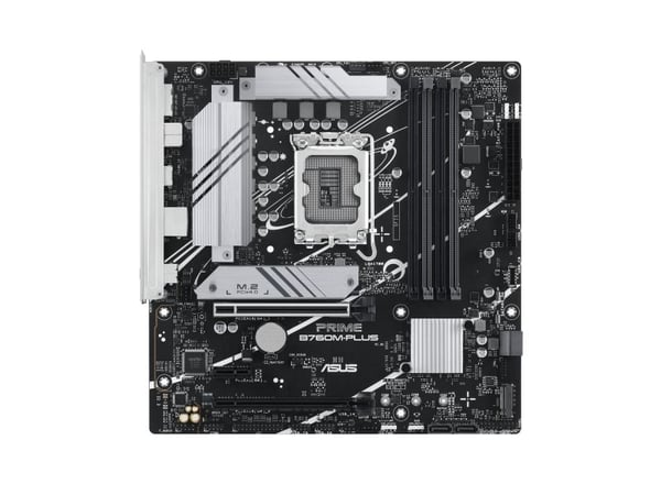 ASUS PRIME B760M-PLUS - Hovedkort - micro ATX - LGA1700-sokkel - B760 Chipset - USB 3.2 Gen 2, USB 3.2 Gen 1, USB-C 3.2 Gen 1 - 2.5 Gigabit LAN - i...