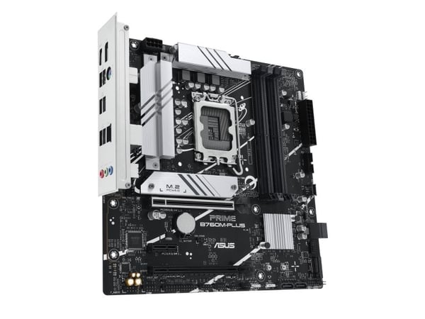 ASUS PRIME B760M-PLUS - Hovedkort - micro ATX - LGA1700-sokkel - B760 Chipset - USB 3.2 Gen 2, USB 3.2 Gen 1, USB-C 3.2 Gen 1 - 2.5 Gigabit LAN - i...