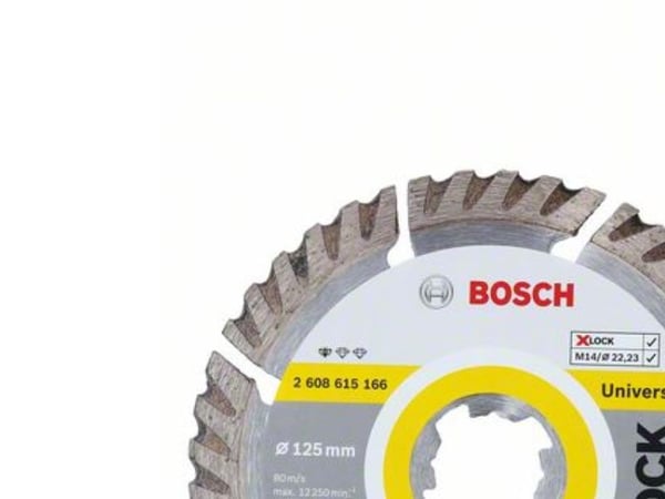 Bosch X-LOCK diamantskæreskive universal, 125 x 22,23 mm