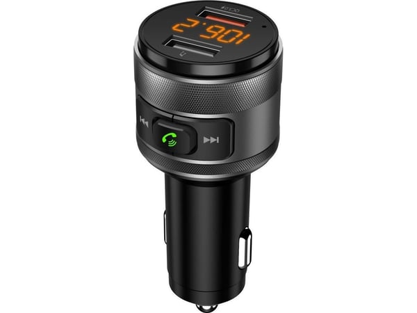 FM-sender Art Car FM MP3-sender med BT-funksjon, USB LCD FM-57 QC3.0