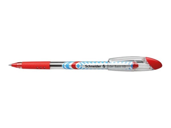 Schneider Slider - Kulepenn - rød - 1.4 mm - ekstra bred