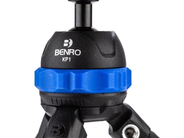 Benro KP1K, 5 ben, Sort, Blå, 20 cm, 220 g