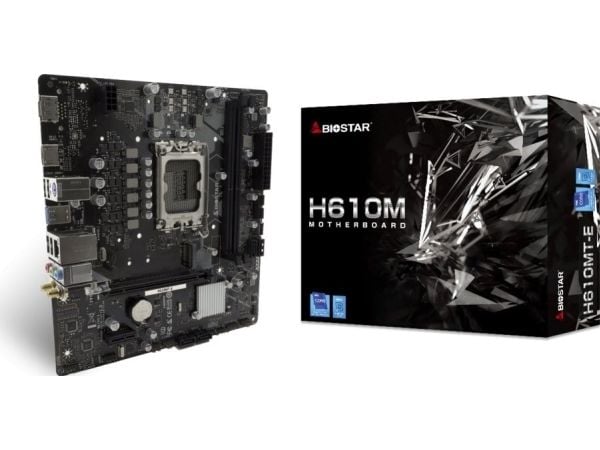 Biostar H610MT - Hovedkort - micro ATX - USB 3.2 Gen 1 - innbygd grafikk (CPU kreves)