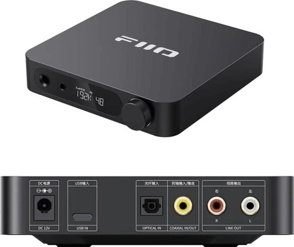 FiiO Hodetelefonforsterker FiiO K11 Svart stasjonær hodetelefonforsterker med DAC