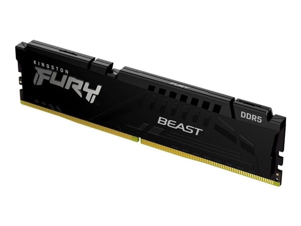 Kingston Technology FURY Beast Black XMP, 128 GB, 4 x 32 GB, DDR5, 5600 MHz, 288-pin DIMM, Musta