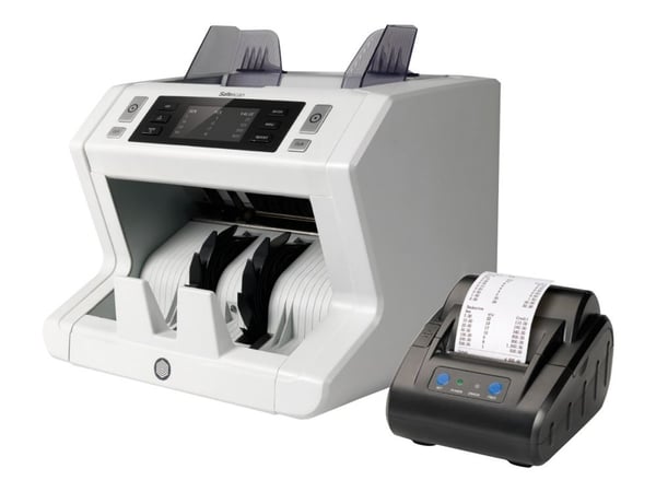 Safescan TP-230 - Etikettskriver - termolinje - 203 dpi - inntil 60 mm/sek - USB, seriell - svart
