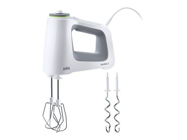 Braun MultiMix 5 HM 5100 WH - Håndmikser - 750 W - hvit/grå