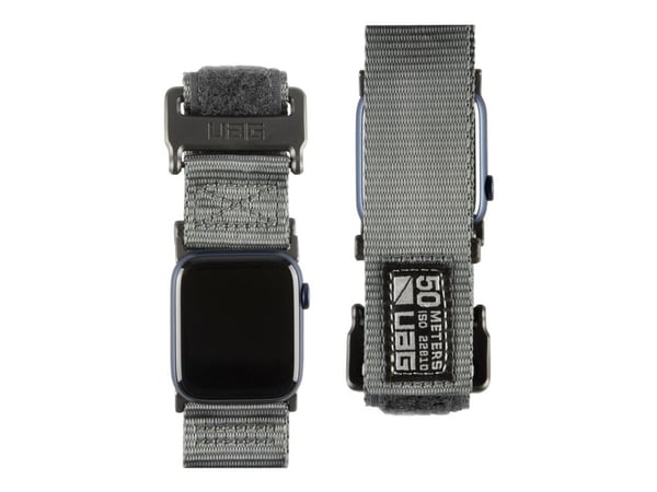 Apple Watch 45/44/42mm Active Strap LE, mörkgrå