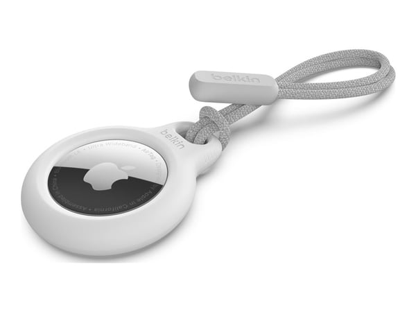Belkin F8W974btWHT, Kotelo, Valkoinen, Naarmuuntumisenkestävä, AirTag, 6,5 g, 1 kpl