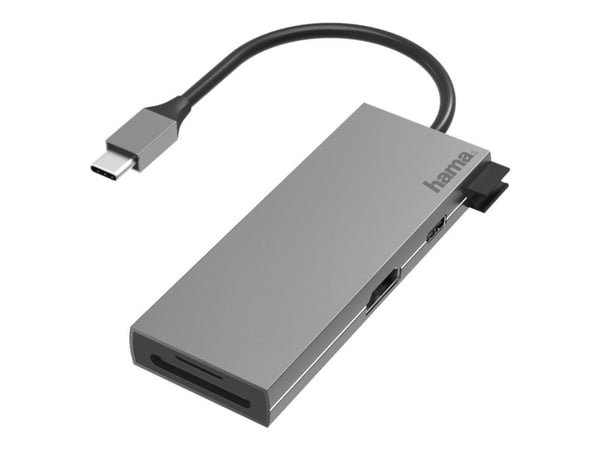 Hama Multiport Adapter - Dockningsstation - USB-C 3.2 Gen 1 - HDMI