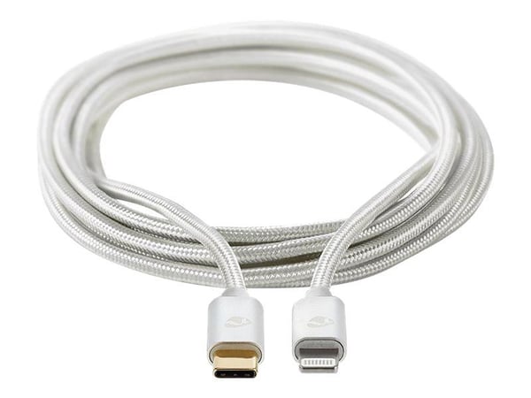 Nedis - Lightning-kabel - Lightning hann til USB-C hann - 2 m - aluminium