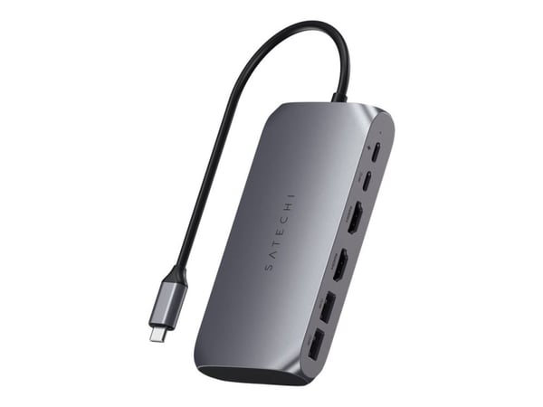 Satechi MULTIMEDIA ADAPTER M1 - Telakointiasema - USB-C - 2 x HDMI