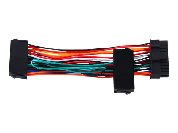 SilverStone PP10 - Förlängningskabel för ström - 24-pin ATX (hona) till 24-pin ATX (hane) - 50 cm