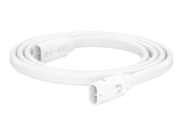 Ubiquiti UISP - Strömkabel - strömtransport till strömtransport - 1.5 m - utomhus, tvinnad - vit