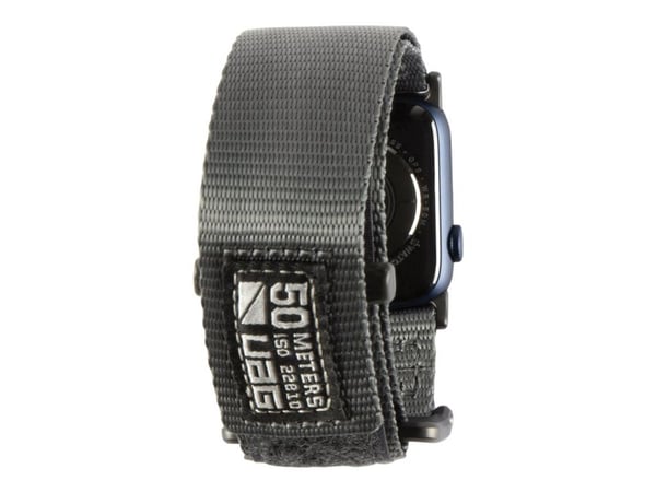 Apple Watch 45/44/42mm Active Strap LE, mörkgrå