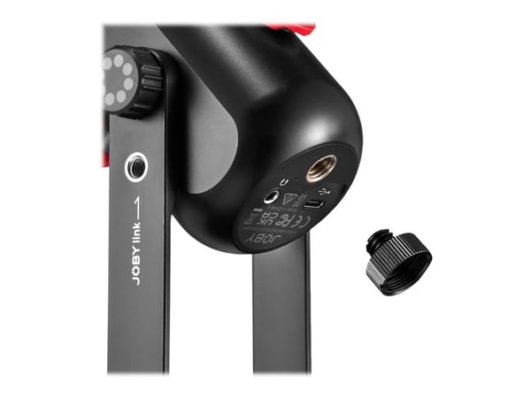 JOBY Wavo POD - Mikrofon - USB - svart, rød