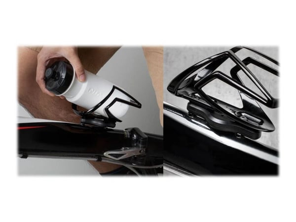 LAUT Bike Tag Bottle Mount - Pyöräpidike AirTagille, joka asennetaan pullonpidikkeen alle (musta)