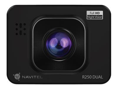 NAVITEL R250 Dual - Instrumentbordkamera - 1080 p / 30 fps - 2.0 MP - G-Sensor - svart