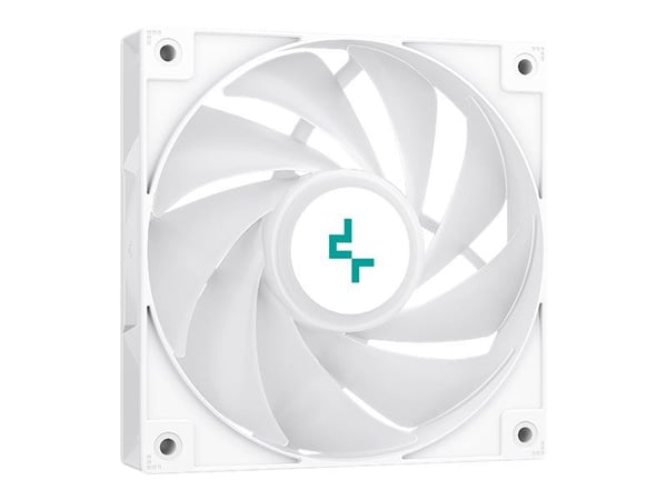 Deepcool AG620 WH ARGB - Prosessorkjøler - (for: LGA1155, LGA2011, LGA1150, LGA2011-3, LGA1151, AM4, LGA2066, LGA1200, LGA1700, AM5) - 120 mm - hvit
