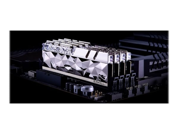 G.Skill Trident Z Royal Elite - DDR4 - sett - 64 GB: 4 x 16 GB - DIMM 288-pin - 3600 MT/s / PC4-28800 - CL16 - 1.35 V - ikke-bufret - ikke-ECC - sølv