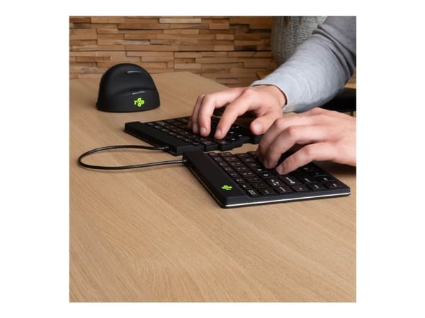 R-Go Tools Split Break, Bluetooth, QWERTY, Musta