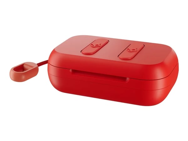 Skullcandy Dime - True wireless-hodetelefoner med mikrofon - ørepropp - Bluetooth - lydisolerende - golden age red