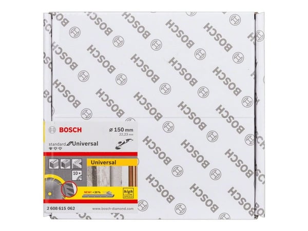 Bosch DIAMANTSKIVE STD UNIV 150X22,23MM 10STK 10STK