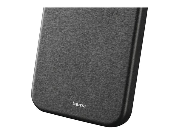 Hama Essential Line MagCase Finest Sense - Baksidedeksel for mobiltelefon - MagSafe-samsvar - fauxlær - svart - for Apple iPhone 13 Pro