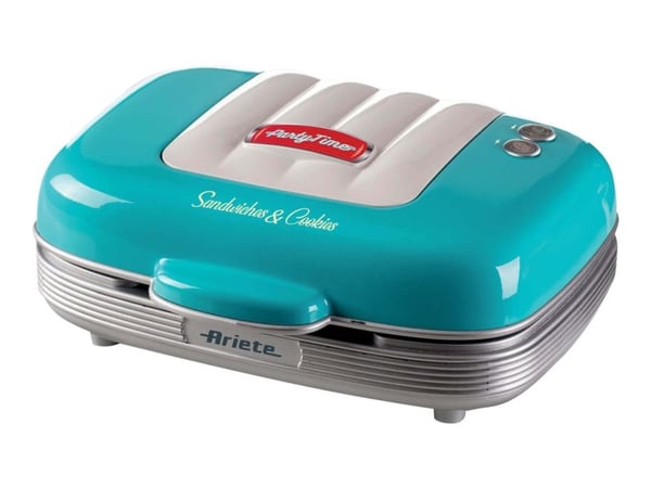 Ariete Party Time 1972 - Smørbrød/smultring/muffins-maskin - 700 W - lys blå