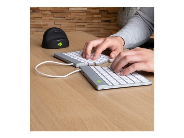 R-Go Tools Split Break, Bluetooth, QWERTY, Valkoinen