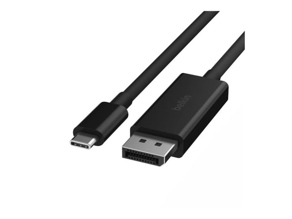 Belkin CONNECT - Adapterkabel - USB-C (hann) til DisplayPort (hann) - DisplayPort 1.4 - 2 m - 4K-støtte, 8K-støtte - svart