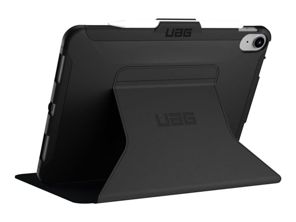 UAG Rugged Case for iPad 10.9 (10th Gen, 2022) - Scout Folio Black - Skjermdeksel for nettbrett - termoplast-polyuretan (TPU) - svart - 10.9" - for...