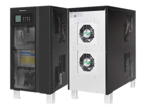 Qoltec - UPS - AC 380 V - 8 kW - 10000 VA - kolme vaihetta - RS-232, RS-485, USB - musta