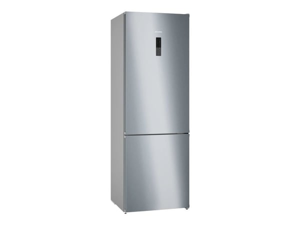 Siemens iQ300 KG49NXIBF - Kjøleskap/fryser - bunnfryser - bredde: 70 cm - dybde: 66.7 cm - høyde: 203 cm - 440 liter - Klasse B - rustfritt stål