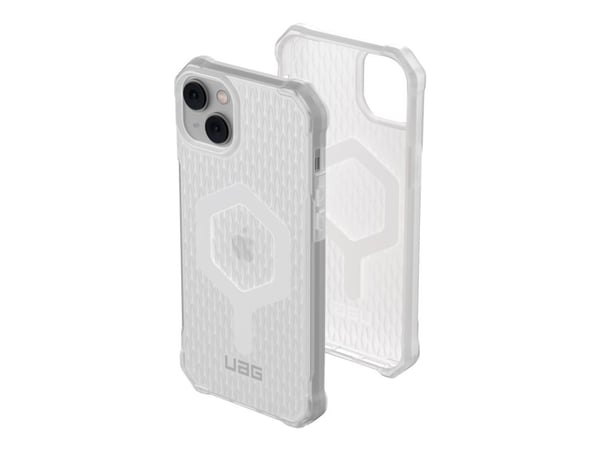 UAG Rugged Case for iPhone 14 Plus [6.7-in] - Essential Armor Frosted Ice - Baksidedeksel for mobiltelefon - robust - MagSafe-samsvar - termoplast-...