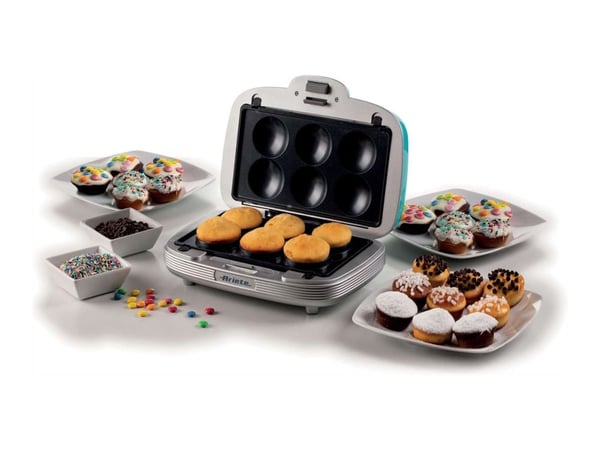 Ariete Party Time 1972 - Smørbrød/smultring/muffins-maskin - 700 W - lys blå