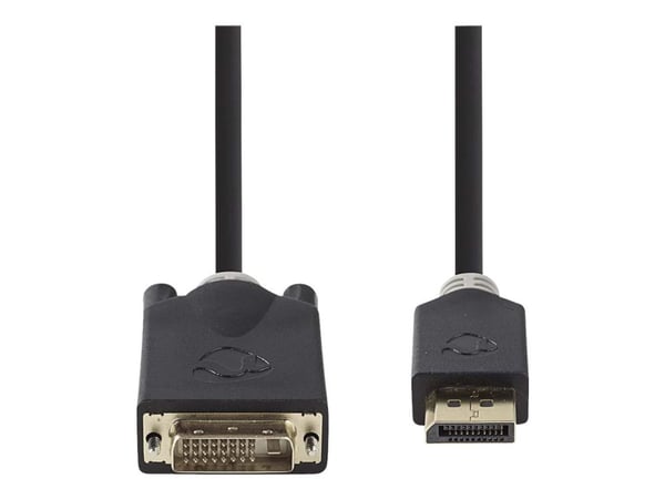 Nedis - Adapterkabel - HDMI hann til DVI-D hann - 2 m - antrasitt - formstøpt, rund