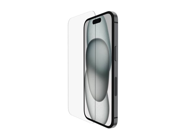Belkin ScreenForce - Skjermbeskyttelse for mobiltelefon - behandlet - glass - for Apple iPhone 15