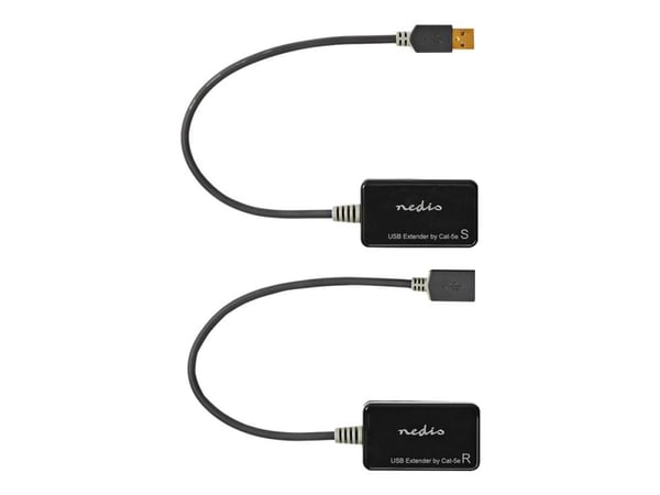 Nedis USB 2.0 Active Extension Cable - Sender og mottaker - USB-utvider - USB 2.0 - opp til 50 m