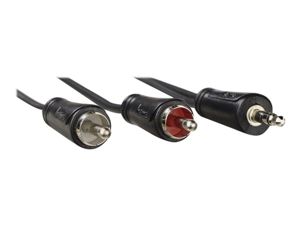 Hama - Lydkabel - mini-phone stereo 3.5 mm hann til RCA hann - 1.5 m - svart