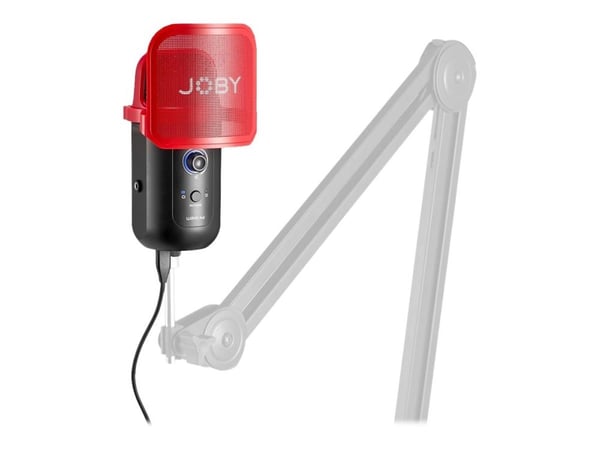 JOBY Wavo POD - Mikrofon - USB - svart, rød