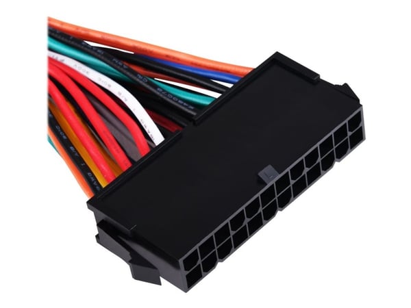SilverStone PP10 - Förlängningskabel för ström - 24-pin ATX (hona) till 24-pin ATX (hane) - 50 cm