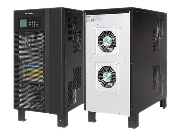 Qoltec - UPS - AC 380 V - 12 kW - 15000 VA - 3-faset - RS-232, USB, RS-485 - svart