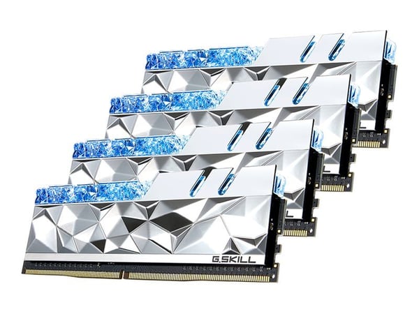 G.Skill Trident Z Royal Elite - DDR4 - sett - 64 GB: 4 x 16 GB - DIMM 288-pin - 3600 MT/s / PC4-28800 - CL16 - 1.35 V - ikke-bufret - ikke-ECC - sølv