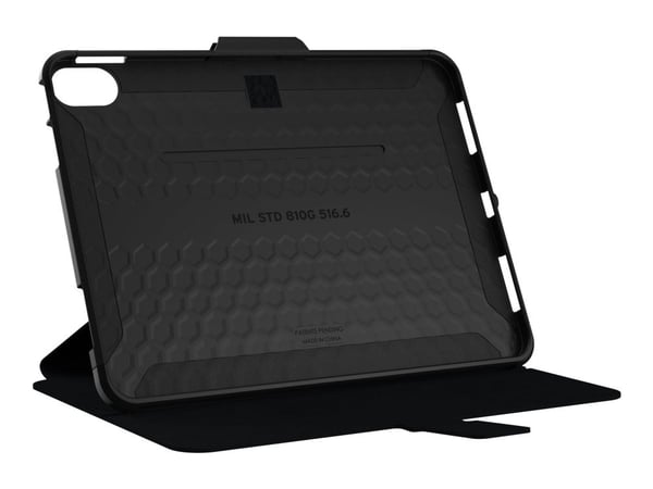 UAG Rugged Case for iPad 10.9 (10th Gen, 2022) - Scout Folio Black - Skjermdeksel for nettbrett - termoplast-polyuretan (TPU) - svart - 10.9" - for...